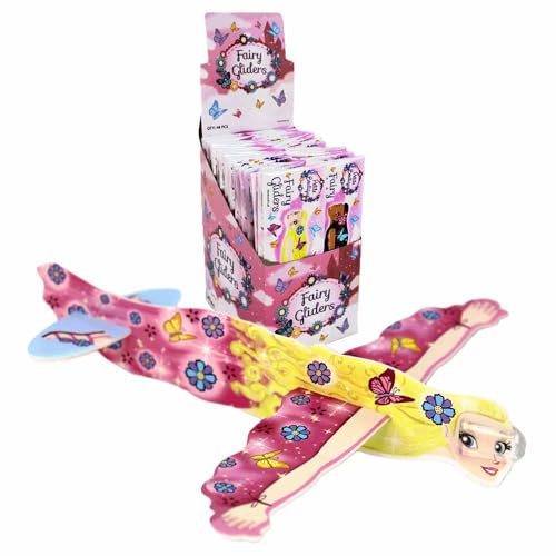 BEMIRO Styroporflugzeug Kinder Set – 19 cm – 48 Stück im Display – Verschiedene Fee-Motive – Einfach zusammenstecken BEMIRO Styroporflugzeug Kinder Set – 19 cm – 48 Stück im Display – Verschiedene Fee-Motive – Einfach zusammenstecken von BEMIRO