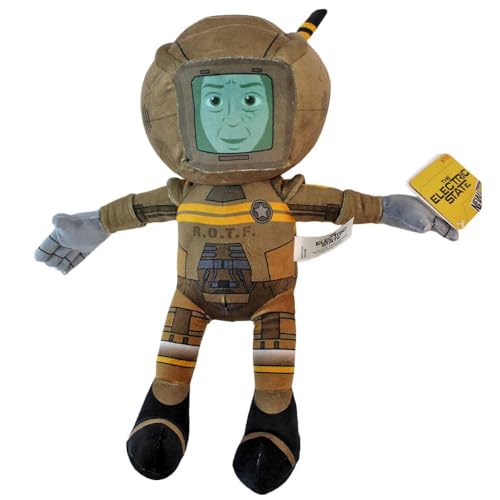 BEMIRO The Electric State Kuscheltier – 30 cm – Bekannt aus dem Netflix-Film – Kuschelig weich – Mit gestickten & gedruckten Details (Bradbury) von BEMIRO