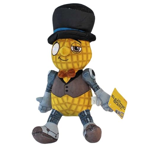 BEMIRO The Electric State Kuscheltier – 30 cm – Bekannt aus dem Netflix-Film – Kuschelig weich – Mit gestickten & gedruckten Details (Mr. Peanut) von BEMIRO