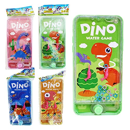 BEMIRO Wasser Geduldsspiel mit Dinosaurier-Motiven - 14cm, Geduldsspiel Kinder, Wasser Flipper Kinder, Wasserspiel, 4 Stück in verschiedenen Farben, Kid, TOYS_AND_GAMES BEMIRO Wasser Geduldsspiel mit Dinosaurier-Motiven - 14cm, Geduldsspiel Kinder, Wasser Flipper Kinder, Wasserspiel, 4 Stück in verschiedenen Farben, Kid, TOYS_AND_GAMES von BEMIRO