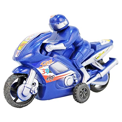 Blaues Motorrad Spielzeug mit Friktionsmotor - ca. 16 cm Blaues Motorrad Spielzeug mit Friktionsmotor - ca. 16 cm von BEMIRO