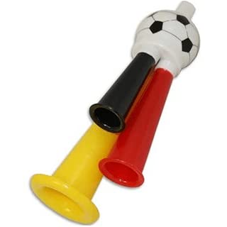 Deutschland Fußball Tröte für EM & WM | lautstark | mit Band zum Umhängen | Fussball Fanfare | Deutschland Horn als Stadionhupe oder für Public Viewing Deutschland Fußball Tröte für EM & WM | lautstark | mit Band zum Umhängen | Fussball Fanfare | Deutschland Horn als Stadionhupe oder für Public Viewing von BEMIRO