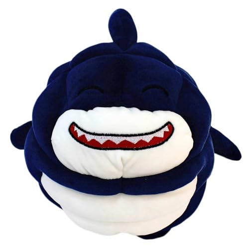 Hai Kuscheltier – ca. 22 cm – super weich & Squishy – gestickte Augen – Stofftier in beruhigenden Farben – Plüschtier zum Kuscheln, Verschenken & Liebhaben – ab 3 Jahren Hai Kuscheltier – ca. 22 cm – super weich & Squishy – gestickte Augen – Stofftier in beruhigenden Farben – Plüschtier zum Kuscheln, Verschenken & Liebhaben – ab 3 Jahren von BEMIRO