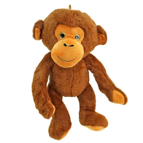 Kuscheltier AFFE – 28 cm – Braun – Glitzernde Augen – Kuschelig weich – Mit Aufhängeschlaufe Kuscheltier AFFE – 28 cm – Braun – Glitzernde Augen – Kuschelig weich – Mit Aufhängeschlaufe von BEMIRO