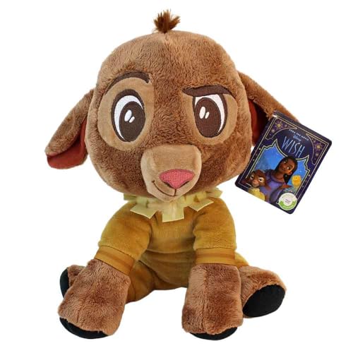 Kuscheltier inspiriert von einem bekannten Animationsfilm – ca. 25 cm – mit gestickten Augen & recyceltem Füllmaterial – weiches Plüschtier als Geschenk für Kinder & Fans (Valentino) von BEMIRO