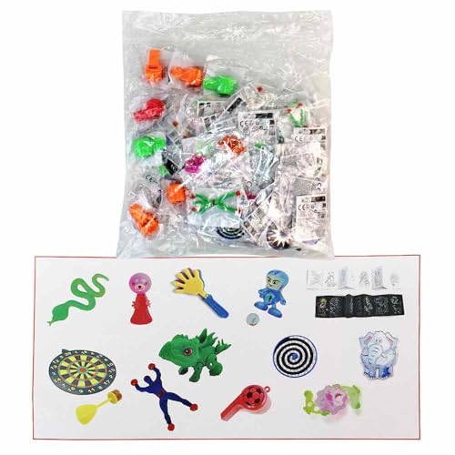Minispiele Kinder im Beutel – 72 kleine Spielzeuge – 12 verschiedene Spielarten – einzeln verpackt – bunt gemischt – Mitgebsel für Kindergeburtstag & Party – ab 3 Jahren Minispiele Kinder im Beutel – 72 kleine Spielzeuge – 12 verschiedene Spielarten – einzeln verpackt – bunt gemischt – Mitgebsel für Kindergeburtstag & Party – ab 3 Jahren von BEMIRO
