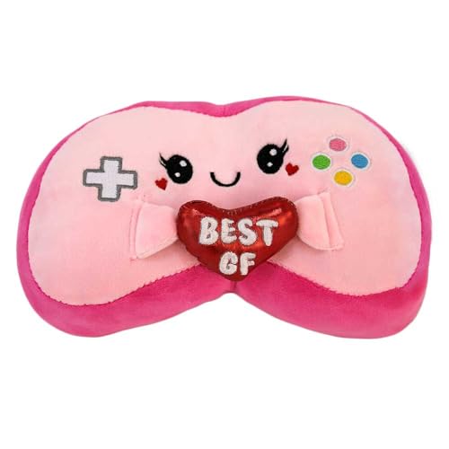 Retro Kawaii Kuscheltiere – 20 cm – Squishy & weich Plüschtier (Controller Best GF) von BEMIRO