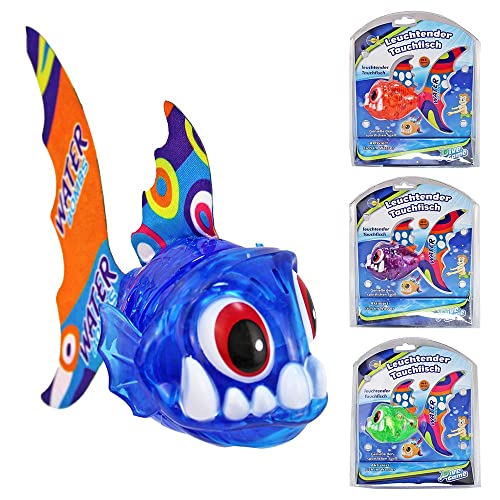 Tauchfisch leuchtendes Wasserspielzeug für Pool, für Pool oder Badewanne Batterien enthalten Fische zum Tauchen, Tauchspielzeug, Wasserspielzeug Kinder, Tauchspielzeug für Kinder von BEMIRO