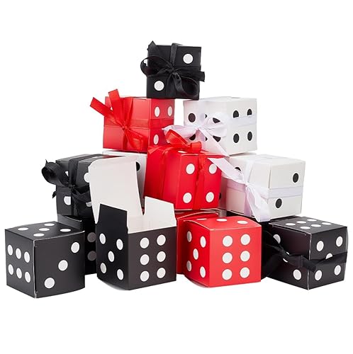 BENECREAT 72 Sets 3 Farben Würfel-Geschenkboxen, 5.5x5.5x5.5cm Große Quadratische Würfel-Geschenkbox, Rot Schwarz Und Weiß Mit Schleife Für Hochzeit, Party, Geschenkverpackung BENECREAT 72 Sets 3 Farben Würfel-Geschenkboxen, 5.5x5.5x5.5cm Große Quadratische Würfel-Geschenkbox, Rot Schwarz Und Weiß Mit Schleife Für Hochzeit, Party, Geschenkverpackung von BENECREAT