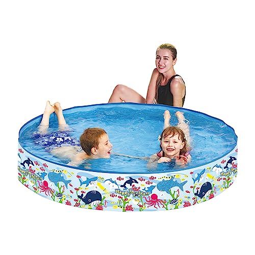 BENROSS 83440 Starre Seiten Seaworld Design Pool Schwimmen, Mehrfarbig, 150 cm, 59-Inch von BENROSS