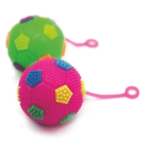 BEPER LED-Stressball in Fußballform, mit Ring, Buntem Lichteffekt, Durchmesser 6,5 cm, sensorisches Spielzeug für Kinder ab 36 Monaten BEPER LED-Stressball in Fußballform, mit Ring, Buntem Lichteffekt, Durchmesser 6,5 cm, sensorisches Spielzeug für Kinder ab 36 Monaten von BEPER