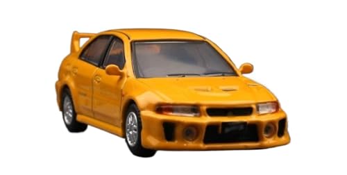 BEPHON für Mi&TS&UB&IS&Hi für Lancer für Evolution V Evo 5 1:64 Spielzeugauto 1/64 Metalldruckguss Super Sport Fahrzeug Miniaturmodell Sammlung Geschenk Fahrzeuge Spielzeug (Gelb) von BEPHON
