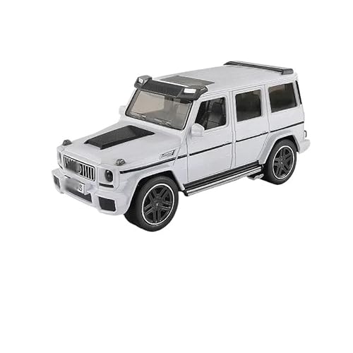 Für Be&nz 1:24 Modifizierte Off-road auto Diecast Metalllegierung Modell Auto Sound Licht Ziehen Zurück Sammlung Spielzeug Geschenk Modell Spielzeugauto(Weiß) von BEPHON