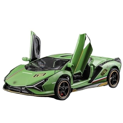 Für La&mb&or Supercar für ghini Miniatur 1:32 Auto Spielzeug Legierung Maßstab Modelle Metall Sammlung Fahrzeug Modell Spielzeugauto(Grün) von BEPHON