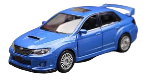 Für Su&ba&ru für Impreza WRX STI 1:36 Rennauto Spielzeugmodell Für Diecast Fahrzeug Miniatur Zurück Sammlung Geschenk Modell Spielzeugauto(Blue) von BEPHON
