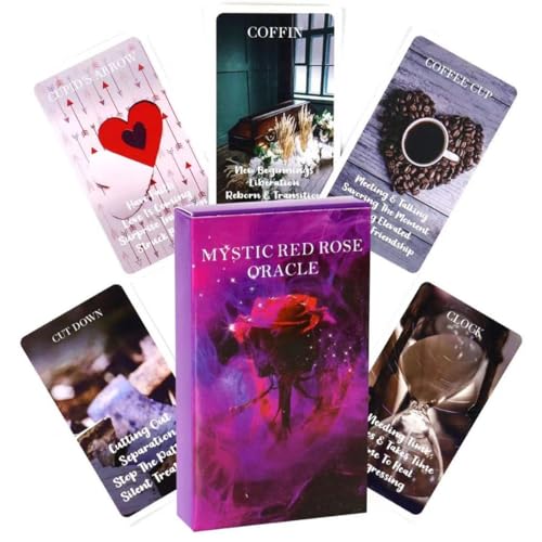 BEPSYOM Tarot Karten Erwachsenenbuch für Anfänger, tragbares Schicksals-Divination-Karten-Zukunftserzähl-Party-Brettspiel-Geschenk BEPSYOM Tarot Karten Erwachsenenbuch für Anfänger, tragbares Schicksals-Divination-Karten-Zukunftserzähl-Party-Brettspiel-Geschenk von BEPSYOM