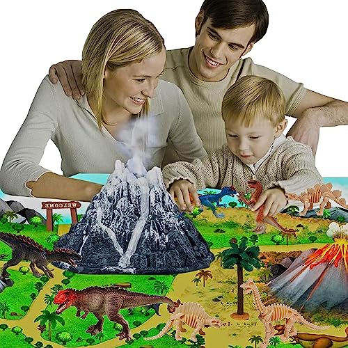 BERHICHAD Snowy Vulkan Modell Deko Spielmatte Dinosaurier Vulkan Spielzeug Zubehör BERHICHAD Snowy Vulkan Modell Deko Spielmatte Dinosaurier Vulkan Spielzeug Zubehör von BERHICHAD