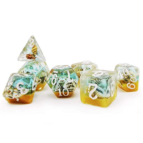 Bescon BeachTime Dice Set, Novelty RPG 7-dice Set in Brick Box Packing Bescon BeachTime Dice Set, Novelty RPG 7-dice Set in Brick Box Packing von BESCON DICE