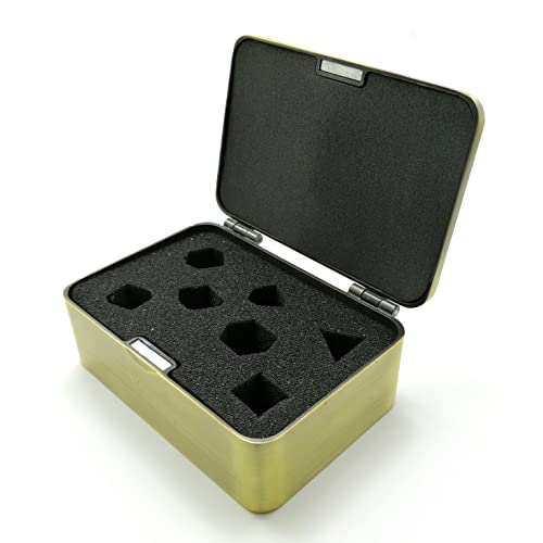 Bescon Deluxe Heavy Duty Brass Metal Dice Box for 7pcs Polyhedral RPG Dice Set Bescon Deluxe Heavy Duty Brass Metal Dice Box for 7pcs Polyhedral RPG Dice Set von BESCON DICE