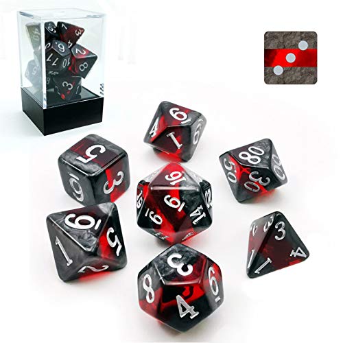 Bescon Polygonal Würfel Spielwürfel Mineralische Steine GEM Vines D&D Dice Set of 7, RPG - Rollenspiel Polyedrische Dice 7pcs Set of Ruby Bescon Polygonal Würfel Spielwürfel Mineralische Steine GEM Vines D&D Dice Set of 7, RPG - Rollenspiel Polyedrische Dice 7pcs Set of Ruby von BESCON DICE