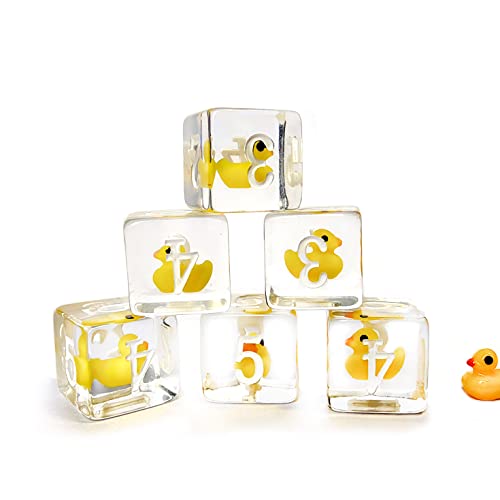 Bescon Yellow Duck 6 Sides Dice Set 6pcs Set in Brick Box, 16MM Yellew Duck D6 6pcs Bescon Yellow Duck 6 Sides Dice Set 6pcs Set in Brick Box, 16MM Yellew Duck D6 6pcs von BESCON DICE