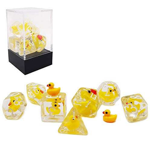 Bescon YellowDuck RPG Dice Set of 7, Novelty Yellow Duck Polyhedral Game Dice Set Bescon YellowDuck RPG Dice Set of 7, Novelty Yellow Duck Polyhedral Game Dice Set von BESCON DICE