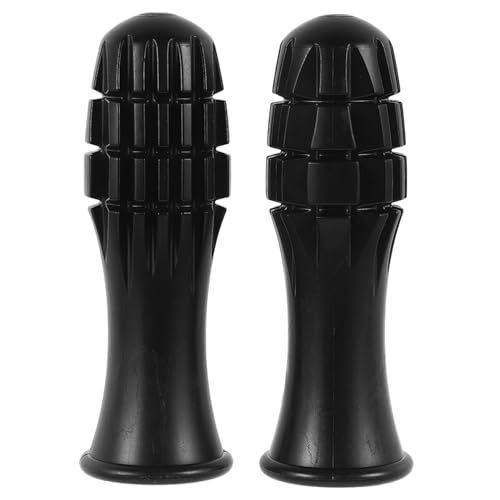 BESPORTBLE 1 Paar Kickergriff Fußballtor Netz Kickerbälle Ersetzen Tisch Fußball Schlüsselanhänger Torwart Kleine Fußbälle Stange Ausrüstung Tabletop -Foosball Maschine PVC Black von BESPORTBLE
