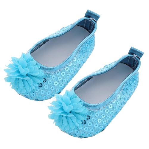 BESPORTBLE 1 Paar Low Top Puppenschuhe Für Puppen Sommerkleidung Puppe Paillettenschuhe Zubehör Glitzer Mädchen Puppenschuhe Prinzessin Puppenschuhe Zubehör von BESPORTBLE