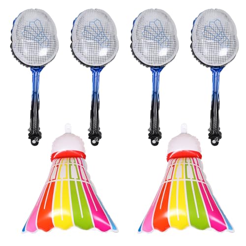 BESPORTBLE 1 Satz Aufblasbare Badminton Ballons für Partydekorationen Große Bunte Federball Ballons Leichte Aluminiumfolie Sport Geburtstagsfeier Dekorationen BESPORTBLE 1 Satz Aufblasbare Badminton Ballons für Partydekorationen Große Bunte Federball Ballons Leichte Aluminiumfolie Sport Geburtstagsfeier Dekorationen von BESPORTBLE