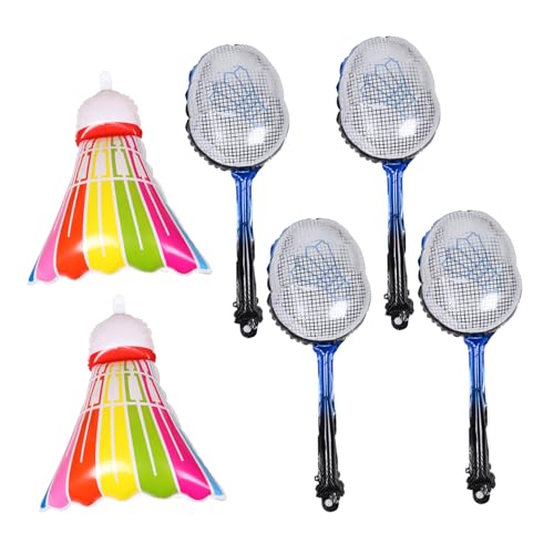 BESPORTBLE 1 Satz Aufblasbares Badminton Ballon Set Leichte Aluminiumfolie Deko für Geburtstagsfeiern Große Federball Ballons Blaue für Sport Events BESPORTBLE 1 Satz Aufblasbares Badminton Ballon Set Leichte Aluminiumfolie Deko für Geburtstagsfeiern Große Federball Ballons Blaue für Sport Events von BESPORTBLE