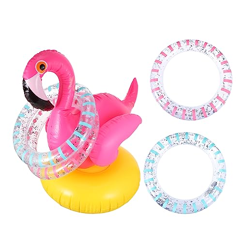 BESPORTBLE 1 Satz Aufblasbares Flamingo Wurfspielzeug für Pool mit Bunten Ringen Wasserspielzeug für Sommeraktivitäten und Gartenpartys Strapazierfähiges PVC Material BESPORTBLE 1 Satz Aufblasbares Flamingo Wurfspielzeug für Pool mit Bunten Ringen Wasserspielzeug für Sommeraktivitäten und Gartenpartys Strapazierfähiges PVC Material von BESPORTBLE