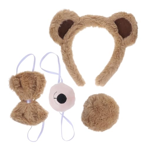 BESPORTBLE 1 Satz Bärenohren-stirnband Stirnband Mit Bärenohren Bogen Dekorativ Party Bärenkopf Bärenschwanz Cosplay Bärenohren Stirnband Tierstirnband Requisiten Für Tierkostüme Plüsch Khaki BESPORTBLE 1 Satz Bärenohren-stirnband Stirnband Mit Bärenohren Bogen Dekorativ Party Bärenkopf Bärenschwanz Cosplay Bärenohren Stirnband Tierstirnband Requisiten Für Tierkostüme Plüsch Khaki von BESPORTBLE