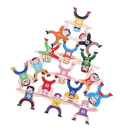 BESPORTBLE Holz Kinder Balance Spielzeug Stapelblockspielzeug Pädagogisches Holzbaustein Satz für Early Development Farbenfrohes Montessori Spielzeug für Kreative Kinder BESPORTBLE Holz Kinder Balance Spielzeug Stapelblockspielzeug Pädagogisches Holzbaustein Satz für Early Development Farbenfrohes Montessori Spielzeug für Kreative Kinder von BESPORTBLE