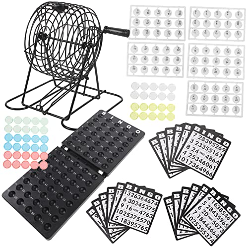 BESPORTBLE 1 Satz Bingo Spielset für Erwachsene mit Bunten Kugeln und Spielbrett für Partys und Gesellschaftliche Events Langlebig Handgefertigt Leicht zu Transportieren für Turniere von BESPORTBLE