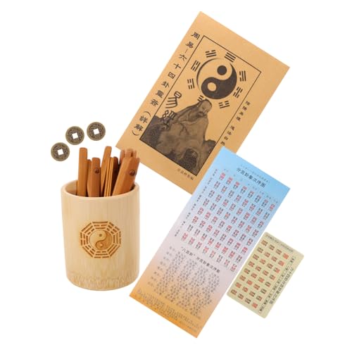 BESPORTBLE 1 Satz Chinesischen Wahrsage Stäben mit Bambusbehälter und Anleitung Traditionelles Divination Tool Leicht und Tragbar für Anfänger und Besondere Anlässe aus Natürlichem Bambus BESPORTBLE 1 Satz Chinesischen Wahrsage Stäben mit Bambusbehälter und Anleitung Traditionelles Divination Tool Leicht und Tragbar für Anfänger und Besondere Anlässe aus Natürlichem Bambus von BESPORTBLE