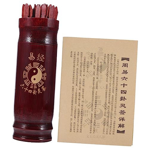 BESPORTBLE 1 Satz Chinesischer Wahrsagestäbchen mit Eimer und Buch für Wahrsage Spiele für Spirituelle Beratung und Unterhaltung Zuhause BESPORTBLE 1 Satz Chinesischer Wahrsagestäbchen mit Eimer und Buch für Wahrsage Spiele für Spirituelle Beratung und Unterhaltung Zuhause von BESPORTBLE