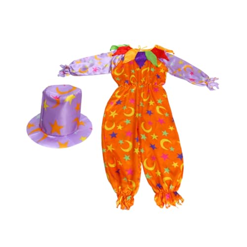 BESPORTBLE 1 Satz Clown-Anzug halloween costume halloween kleidung Assorted color costume Unique costume interessantes Kostüm Karneval Partykostüm lustiges Cosplay-Kostüm Chemiefasermischung von BESPORTBLE