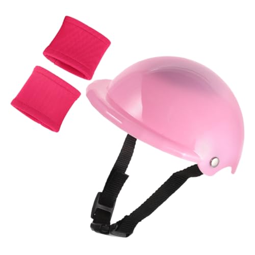 BESPORTBLE 1 Satz Dekorative und Austauschbare Sporthelme für Puppen Stylischer Fahrradhelm und Schutzausrüstung für Aktives Realistische Details und Umfassender Schutz Fördert Sport und von BESPORTBLE