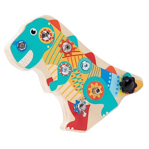 BESPORTBLE 1 Satz Dinosaurier Schraubenspielzeug für Montessori Busy Board Lernspielzeug mit Schrauben und Muttern Interessantes Sensory Toy für Kreatives BESPORTBLE 1 Satz Dinosaurier Schraubenspielzeug für Montessori Busy Board Lernspielzeug mit Schrauben und Muttern Interessantes Sensory Toy für Kreatives von BESPORTBLE