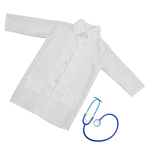 BESPORTBLE 1 Satz Doktorsimulation Arzt-rollenspiel Rollenspielset Für Kleinkinder Arzt-accessoires-kostüm Cosplay-kostüm Für Arztkostüm Für Berufskostüme Baumwolle von BESPORTBLE