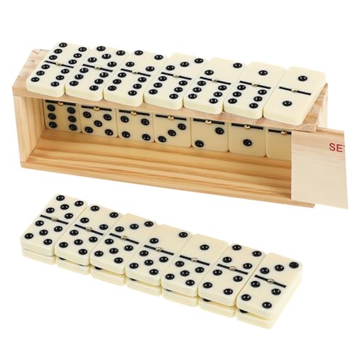 BESPORTBLE 1 Satz Domino Set für Familien Tragbares Dominospiel mit Aufbewahrungskoffer aus Melamin für Erwachsene und Fördert Kreativität und Familienbindung BESPORTBLE 1 Satz Domino Set für Familien Tragbares Dominospiel mit Aufbewahrungskoffer aus Melamin für Erwachsene und Fördert Kreativität und Familienbindung von BESPORTBLE