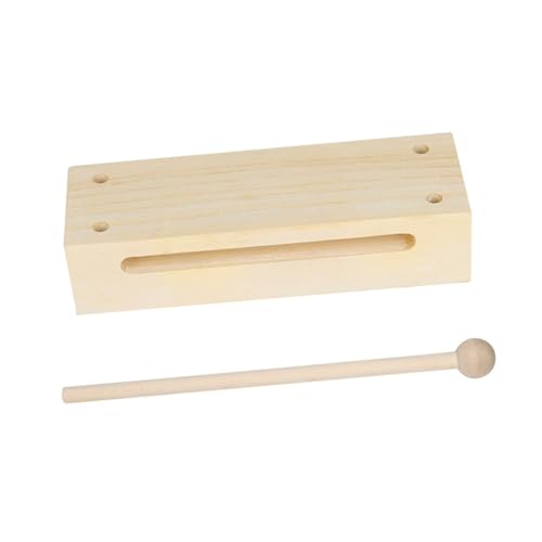 BESPORTBLE 1 Satz Dual Tone Holz Percussion Block Musikinstrument für Lernspielzeug zur Musikalischen Hochwertiges Holz für Kreative Spielstunden von BESPORTBLE