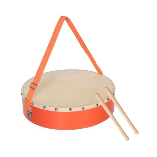 BESPORTBLE 1 Satz Eltern-Kind-lehrhilfen Taillentrommel Percussion Musical Instrument Handtrommeln Für Erwachsene Handperkussionsinstrumente Percussion Drum Holztrommel Stoff Orange BESPORTBLE 1 Satz Eltern-Kind-lehrhilfen Taillentrommel Percussion Musical Instrument Handtrommeln Für Erwachsene Handperkussionsinstrumente Percussion Drum Holztrommel Stoff Orange von BESPORTBLE