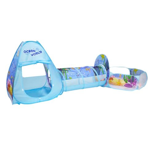 BESPORTBLE 1 Satz Faltbares Spielzelt Set mit Unterwasserwelt für Tunnel und Fördert Kreativität und Spielspaß für Drinnen und Draußen BESPORTBLE 1 Satz Faltbares Spielzelt Set mit Unterwasserwelt für Tunnel und Fördert Kreativität und Spielspaß für Drinnen und Draußen von BESPORTBLE