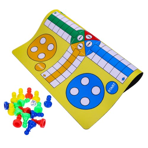 BESPORTBLE 1 Satz Fliegendes Schachspiel Set Tragbares Schachbrett mit Mouse Pad für Ludo und Mehr für Familie Reisen und Partys Fördert Denkfähigkeiten und Hand Augen Koordination BESPORTBLE 1 Satz Fliegendes Schachspiel Set Tragbares Schachbrett mit Mouse Pad für Ludo und Mehr für Familie Reisen und Partys Fördert Denkfähigkeiten und Hand Augen Koordination von BESPORTBLE
