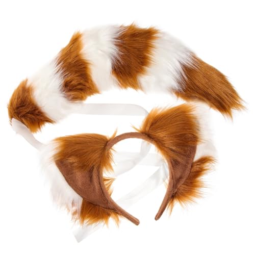 BESPORTBLE 1 Satz Fuchs-anziehset Kostüm Stirnbänder Band Plüsch Schlüssel Cosplay Pelziges Tierohr Ohren Pelzige Haaraccessoires Zubehör Plastik Chocolate BESPORTBLE 1 Satz Fuchs-anziehset Kostüm Stirnbänder Band Plüsch Schlüssel Cosplay Pelziges Tierohr Ohren Pelzige Haaraccessoires Zubehör Plastik Chocolate von BESPORTBLE