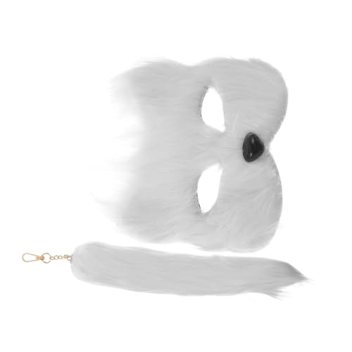 BESPORTBLE 1 Satz Fuchsmaske und Set Flauschige Tiermaske für Halloween und Karneval Leicht und Robust für Kostümpartys und Cosplay Teiliges Kostümzubehör BESPORTBLE 1 Satz Fuchsmaske und Set Flauschige Tiermaske für Halloween und Karneval Leicht und Robust für Kostümpartys und Cosplay Teiliges Kostümzubehör von BESPORTBLE