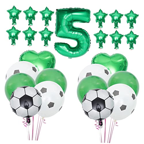 BESPORTBLE 1 Satz Fussball Ballon Set für Kindergeburtstag Grüne Fußball Alufolienballons Dekoration für Fußball Themenpartys und Sportveranstaltungen Geburtstag Deko BESPORTBLE 1 Satz Fussball Ballon Set für Kindergeburtstag Grüne Fußball Alufolienballons Dekoration für Fußball Themenpartys und Sportveranstaltungen Geburtstag Deko von BESPORTBLE