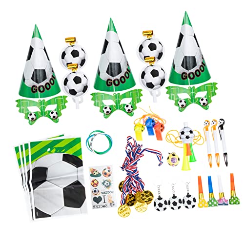 BESPORTBLE 1 Satz Fußball Cheer Props Set Teiliges DIY Zubehör für Fußballfans Dekorative Armbänder und Souvenirs für Sportspiele und Partys für Wm von BESPORTBLE