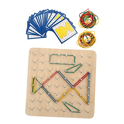 BESPORTBLE 1 Satz Geoboard aus Holz für Pädagogisches Nagelbrett zur Geometrischen Formgestaltung Lernspielzeug für Vorschulkinder und Grundschüler BESPORTBLE 1 Satz Geoboard aus Holz für Pädagogisches Nagelbrett zur Geometrischen Formgestaltung Lernspielzeug für Vorschulkinder und Grundschüler von BESPORTBLE